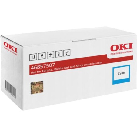 ORIGINAL OKI Tamburo ciano 46857507 C824 ~30000 Seiten
