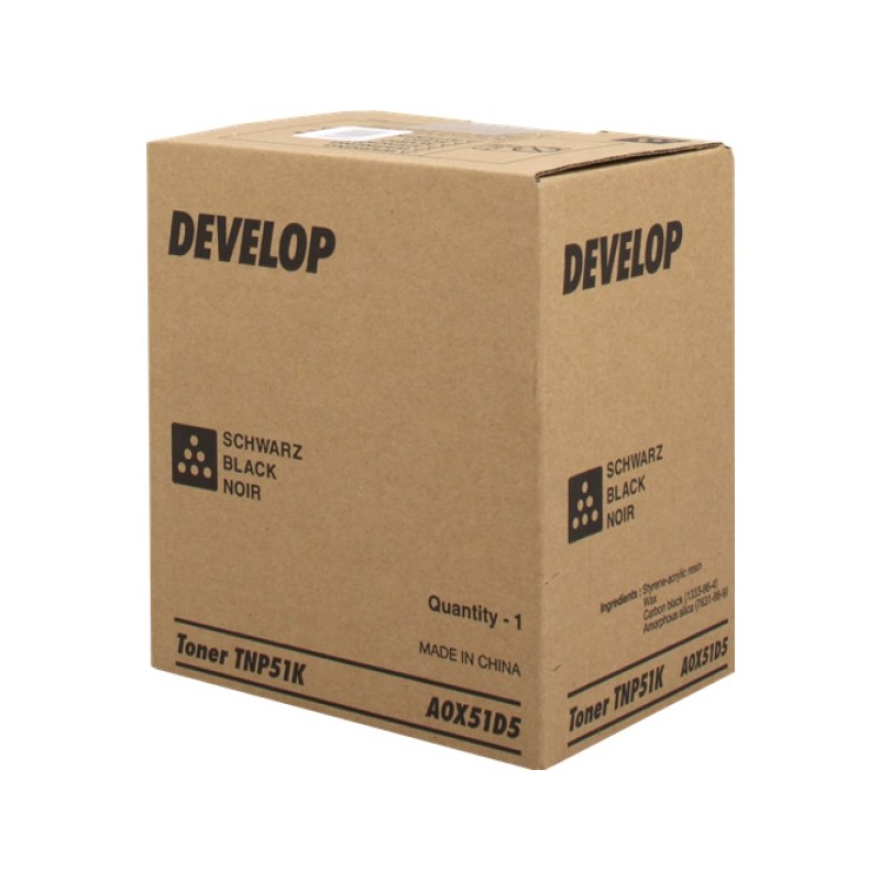 ORIGINAL Develop toner nero A0X51D5 TNP-51K ~5000 Seiten