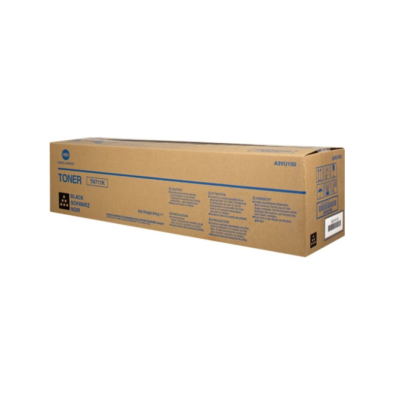 ORIGINAL Konica Minolta toner nero A3VU150 TN711K ~47200 Seiten