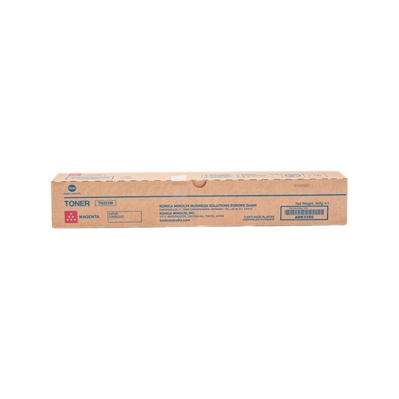 ORIGINAL Konica Minolta toner magenta A8K3350 TN-221M ~21000 Seiten
