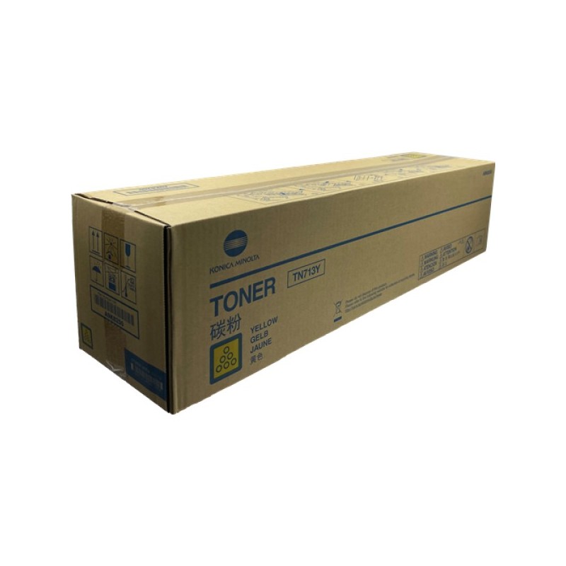 ORIGINAL Konica Minolta toner giallo A9K8250 TN-713Y ~33200 Seiten