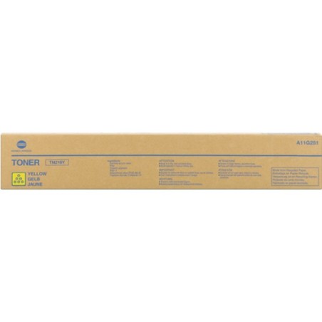 ORIGINAL Konica Minolta toner giallo A11G251 TN216Y ~26000 Seiten