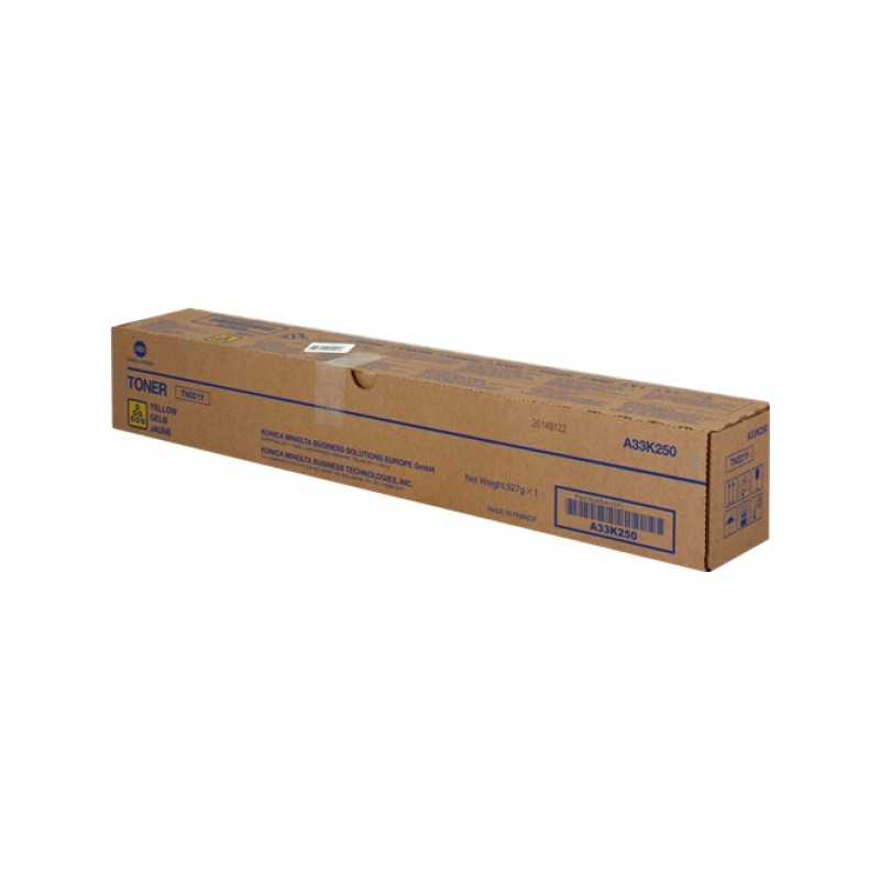 ORIGINAL Konica Minolta toner giallo A33K250 TN321 ~25000 Seiten