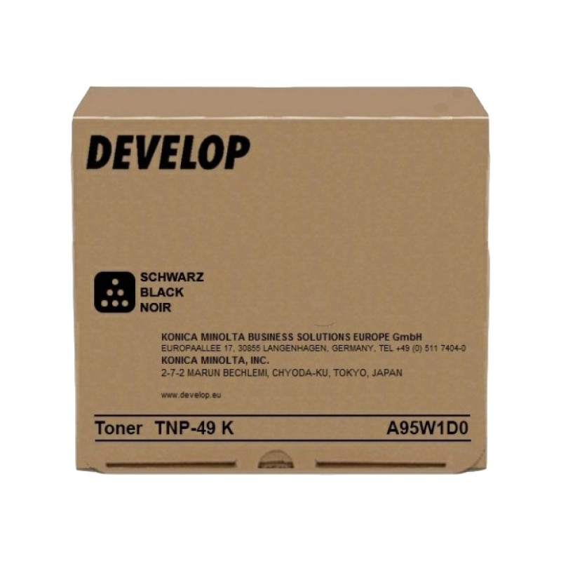 ORIGINAL Develop toner nero A95W1D0 TNP-49 K ~13000 Seiten