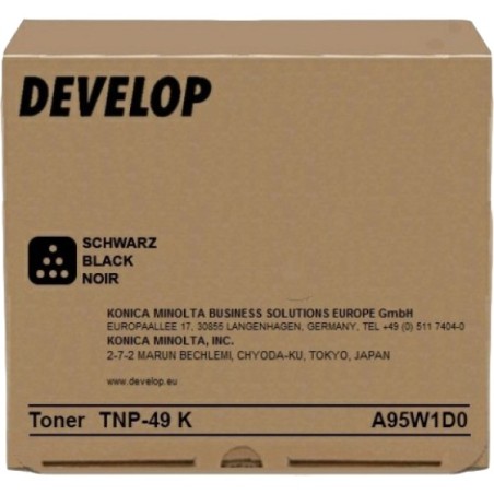 ORIGINAL Develop toner nero A95W1D0 TNP-49 K ~13000 Seiten