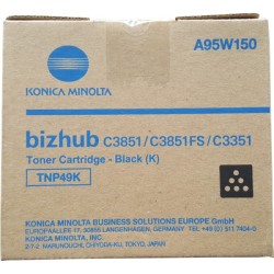 ORIGINAL Konica Minolta toner nero A95W150 TNP49K ~13000 Seiten