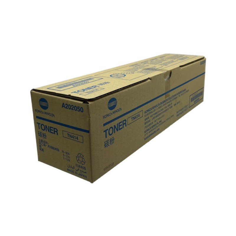 ORIGINAL Konica Minolta toner nero A202050 TN414 ~25000 Seiten