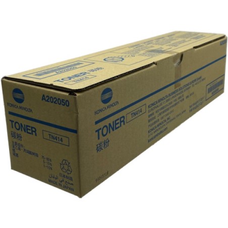ORIGINAL Konica Minolta toner nero A202050 TN414 ~25000 Seiten