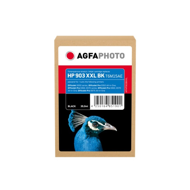 ORIGINAL Agfa Photo Cartuccia d'inchiostro nero APHP903BXXL ~1700 Seiten