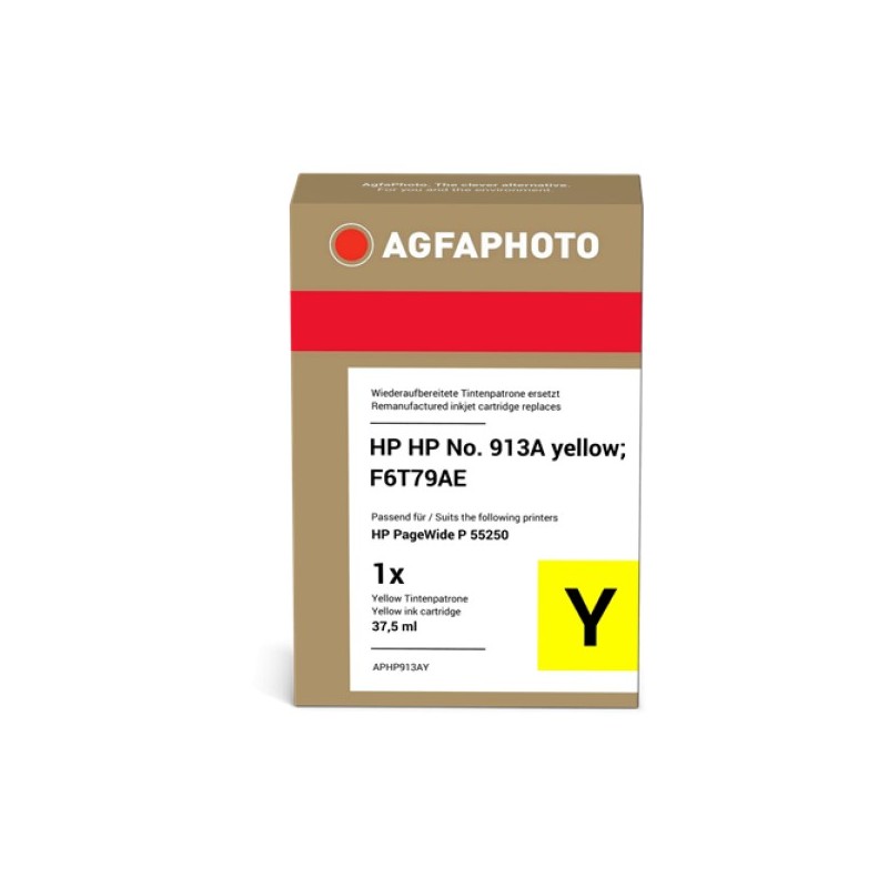 ORIGINAL Agfa Photo Cartuccia d'inchiostro giallo APHP913AY ~3000 Seiten