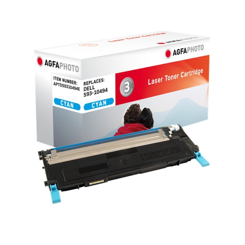 ORIGINAL Agfa Photo toner ciano APTD59310494E ~1000 Seiten Agfa Photo 593-10494