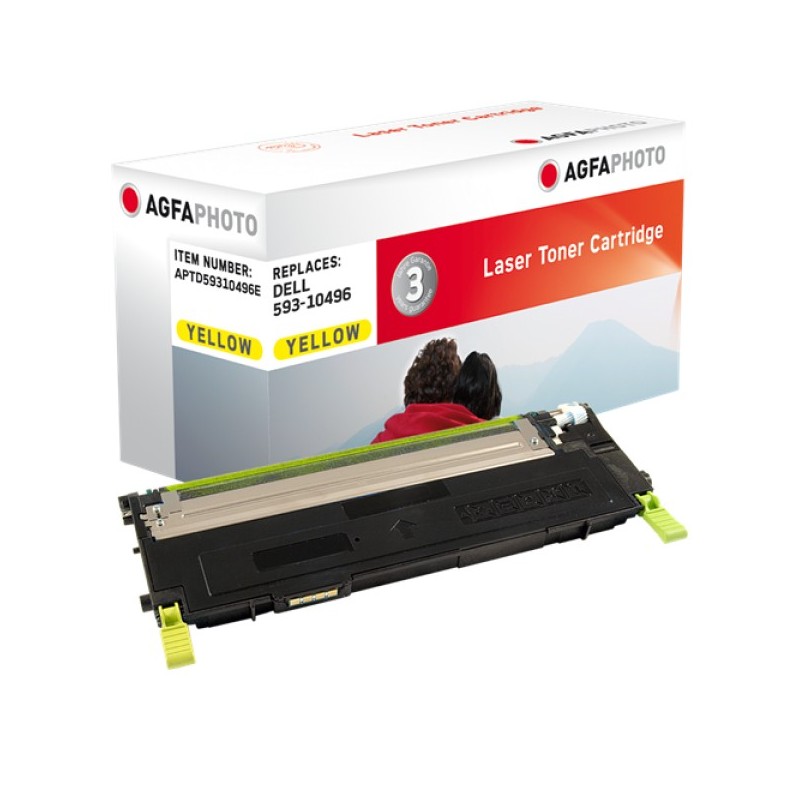 ORIGINAL Agfa Photo toner giallo APTD59310496E ~1000 Seiten Agfa Photo 593-10496