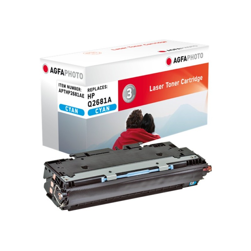 ORIGINAL Agfa Photo toner ciano APTHP2681AE ~6000 Seiten Agfa Photo Q2681A