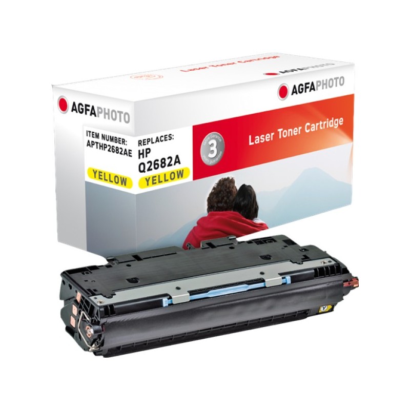 ORIGINAL Agfa Photo toner giallo APTHP2682AE ~6000 Seiten Agfa Photo Q2682A