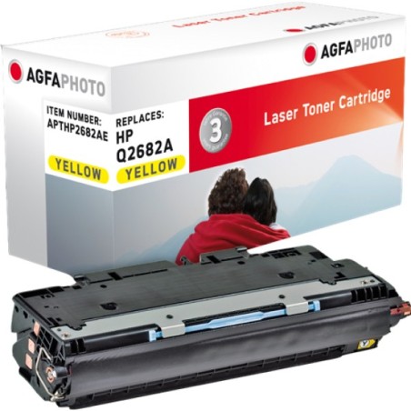 ORIGINAL Agfa Photo toner giallo APTHP2682AE ~6000 Seiten Agfa Photo Q2682A