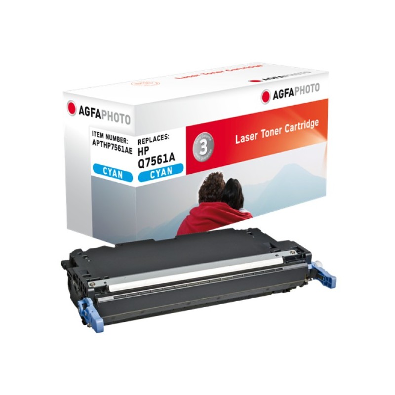 ORIGINAL Agfa Photo toner ciano APTHP7561AE ~3500 Seiten Agfa Photo Q7561A