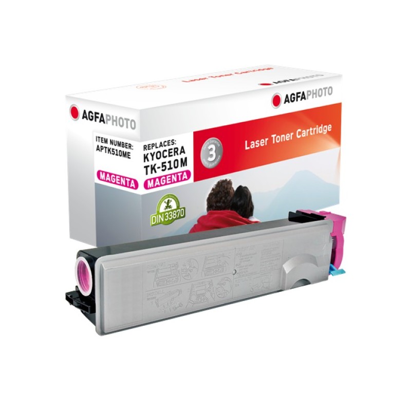ORIGINAL Agfa Photo toner magenta APTK510ME ~8000 Seiten Agfa Photo TK-510M