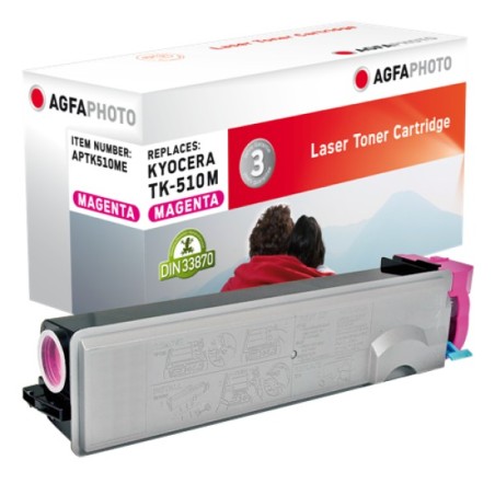 ORIGINAL Agfa Photo toner magenta APTK510ME ~8000 Seiten Agfa Photo TK-510M
