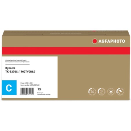 ORIGINAL Agfa Photo toner ciano APTK5270CE ~6000 Seiten