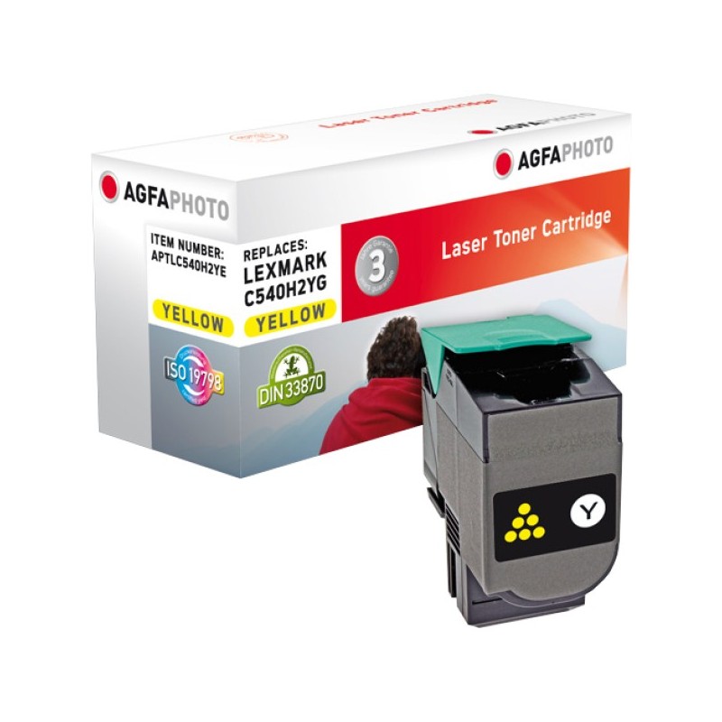 ORIGINAL Agfa Photo toner giallo APTLC540H2YE ~2000 Seiten Agfa Photo C540H2YG