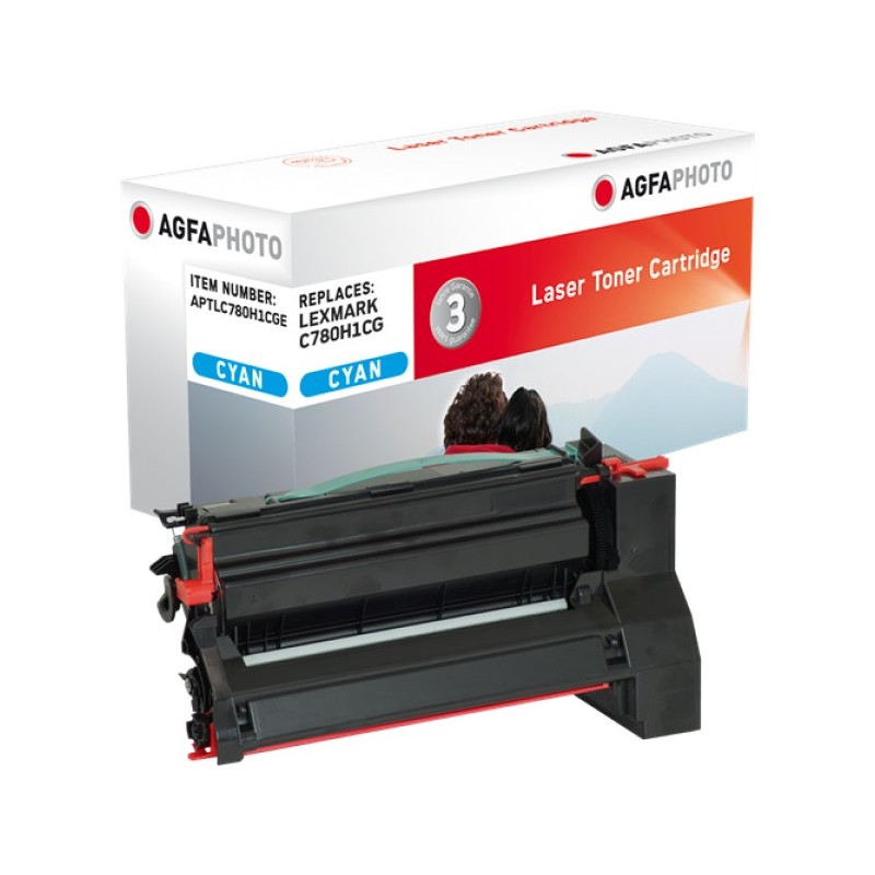 ORIGINAL Agfa Photo toner ciano APTLC780H1CGE ~10000 Seiten Agfa Photo C780H1CG