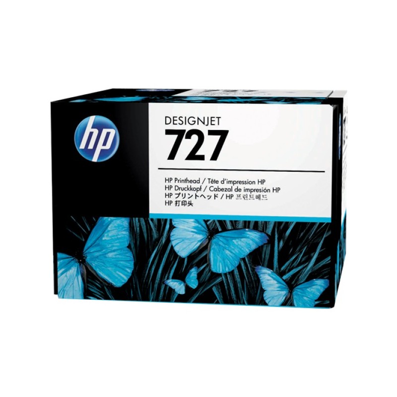 ORIGINAL HP Testina per stampa nero / ciano / magenta / giallo B3P06A 727