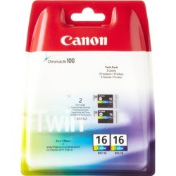 ORIGINAL Canon Cartuccia d'inchiostro differenti colori BCI-16cl 9818A002 ~199 Seiten Nastro Trasferimento Termico