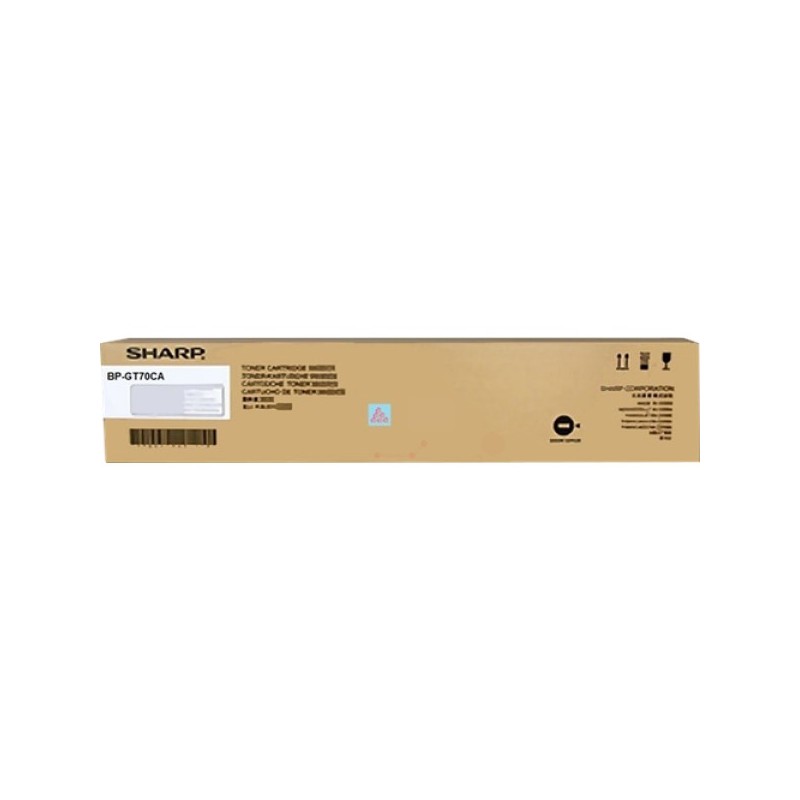 ORIGINAL Sharp toner ciano BP-GT70CA ~24000 Seiten