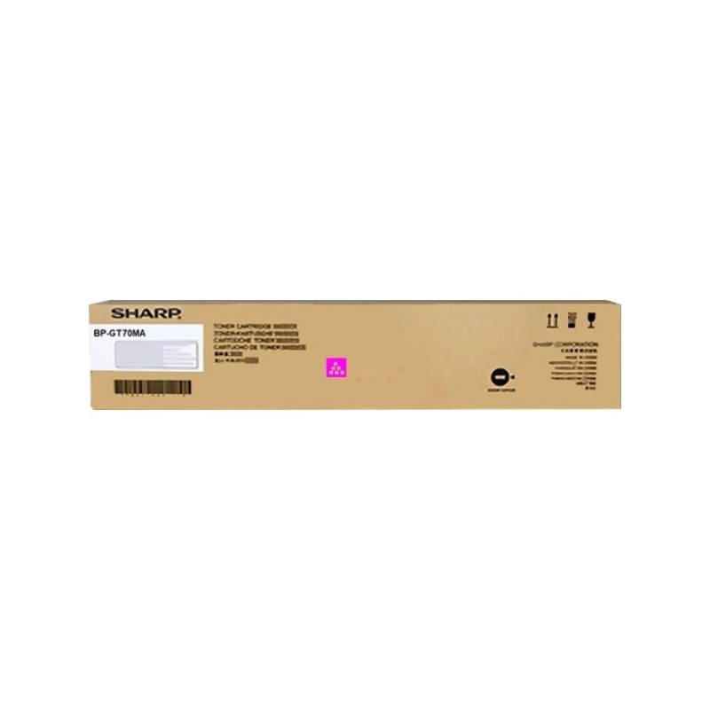 ORIGINAL Sharp toner magenta BP-GT70MA ~24000 Seiten