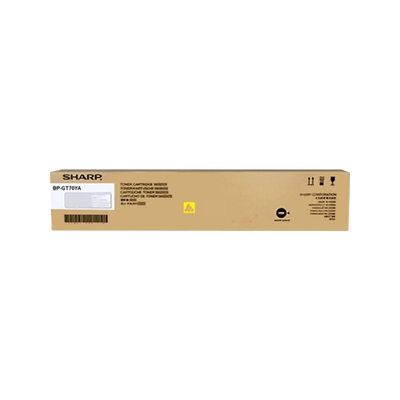 ORIGINAL Sharp toner giallo BP-GT70YA ~24000 Seiten