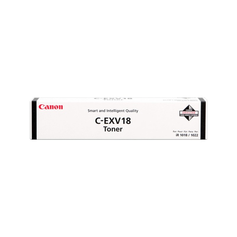 ORIGINAL Canon toner nero C-EXV18 0386B002 ~8400 Seiten