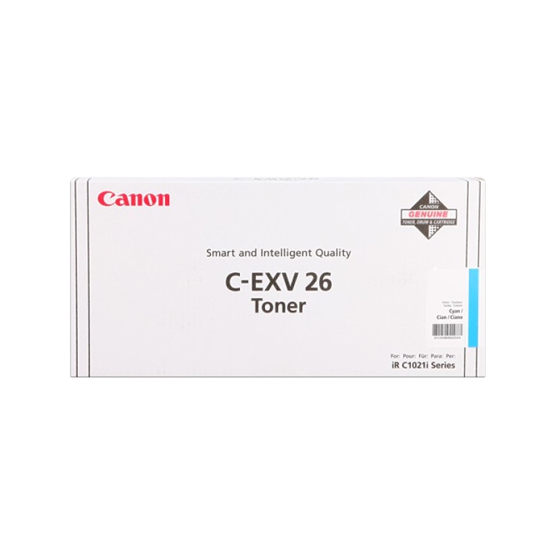 ORIGINAL Canon toner ciano C-EXV26c 1659B006 ~6000 Seiten