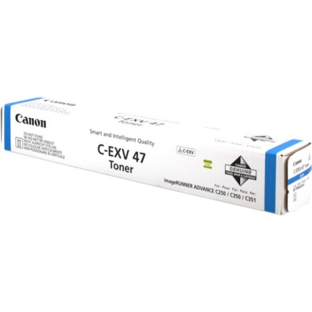 ORIGINAL Canon toner ciano C-EXV47c 8517B002 ~21500 Seiten