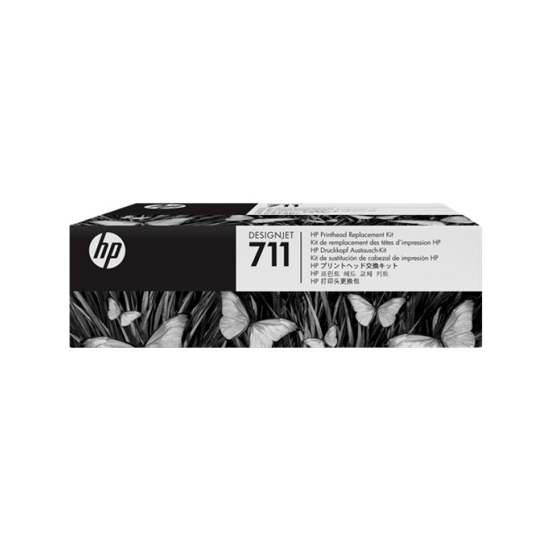 ORIGINAL HP Testina per stampa nero / ciano / magenta / giallo C1Q10A 711