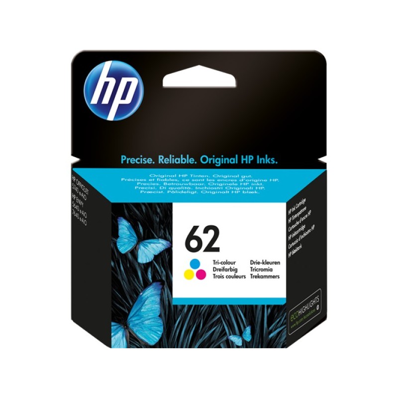 ORIGINAL HP Cartuccia d'inchiostro differenti colori C2P06AE 62 ~165 Seiten