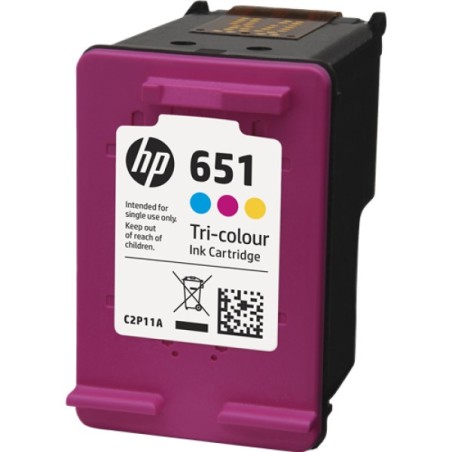 ORIGINAL HP Cartuccia d'inchiostro differenti colori C2P11AE 651 ~300 Seiten