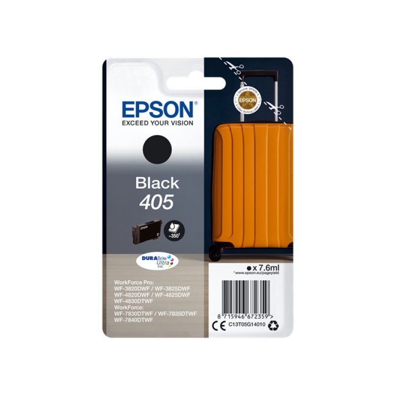 ORIGINAL Epson Cartuccia d'inchiostro nero C13T05G14010 405 ~350 Seiten 7,6ml