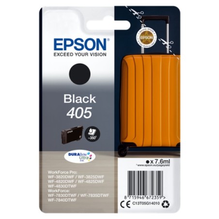 ORIGINAL Epson Cartuccia d'inchiostro nero C13T05G14010 405 ~350 Seiten 7,6ml