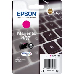 ORIGINAL Epson Cartuccia d'inchiostro magenta C13T07U340 407 ~1900 Seiten 20,3ml