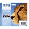 ORIGINAL Epson Multipack nero / ciano / magenta / giallo C13T07154012 T0715 4 cartucce: T0711 + T0712 + T0713 + T0714