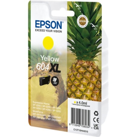 ORIGINAL Epson Cartuccia d'inchiostro giallo C13T10H44010 604 XL ~350 Seiten 4ml