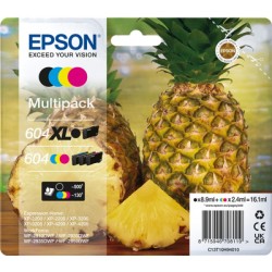 ORIGINAL Epson Multipack nero / ciano / magenta / giallo C13T10H94010 604 XL ~890 Seiten 2,4ml