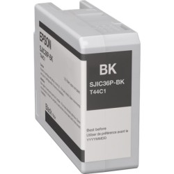 ORIGINAL Epson Cartuccia d'inchiostro nero C13T44C140 SJIC36P-K 80ml