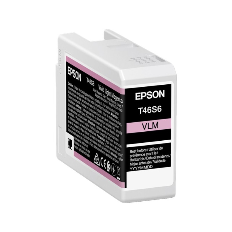 ORIGINAL Epson Cartuccia d'inchiostro magenta (chiaro) C13T46S60N T46S6 25ml