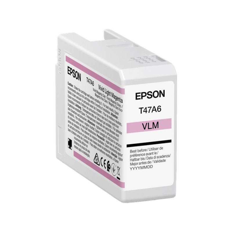 ORIGINAL Epson Cartuccia d'inchiostro magenta (chiaro) C13T47A60N T47A6 50ml