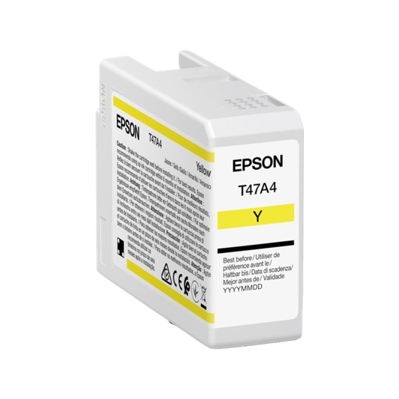 ORIGINAL Epson Cartuccia d'inchiostro giallo C13T47A400 T47A4 50ml