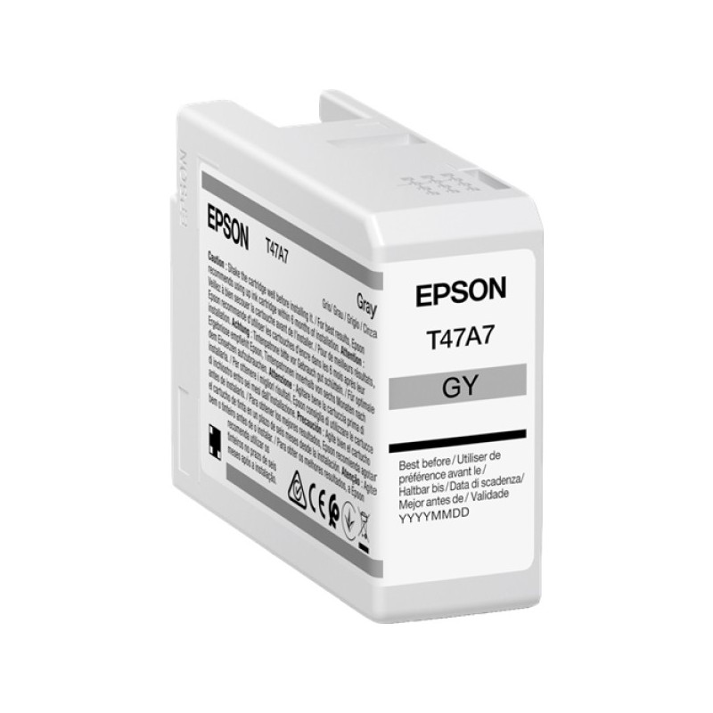 ORIGINAL Epson Cartuccia d'inchiostro Grigio C13T47A700 T47A7 50ml