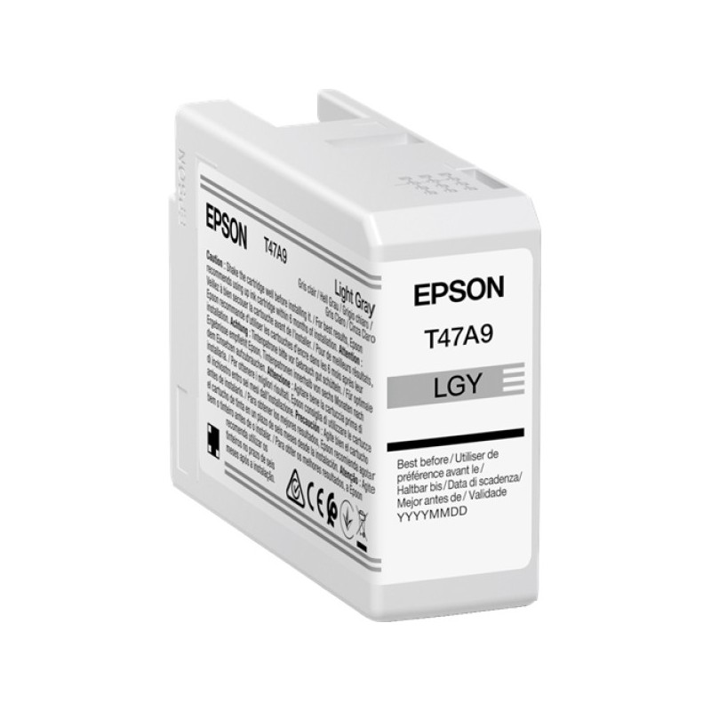 ORIGINAL Epson Cartuccia d'inchiostro grigio (chiaro) C13T47A900 T47A9 50ml