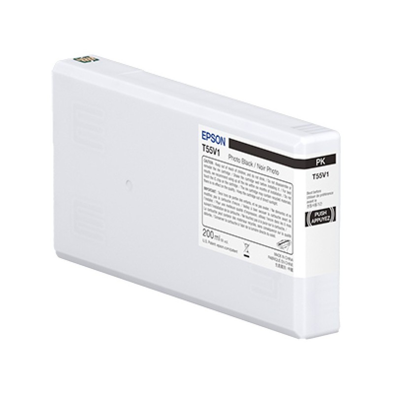 ORIGINAL Epson Cartuccia d'inchiostro Nero (Foto) C13T55W100 T55W1 200ml