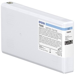ORIGINAL Epson Cartuccia d'inchiostro ciano (chiaro) C13T55W500 T55W5 200ml